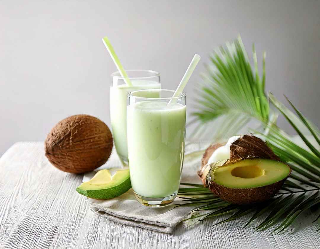Milshake Avocat Coco l'île aux samboussas